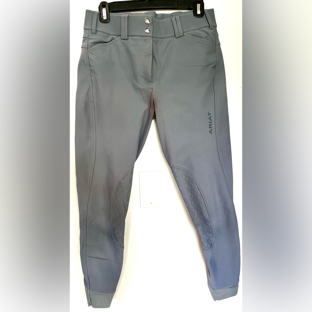 Ariat Tri Factor Gray Riding Breeches Size 28